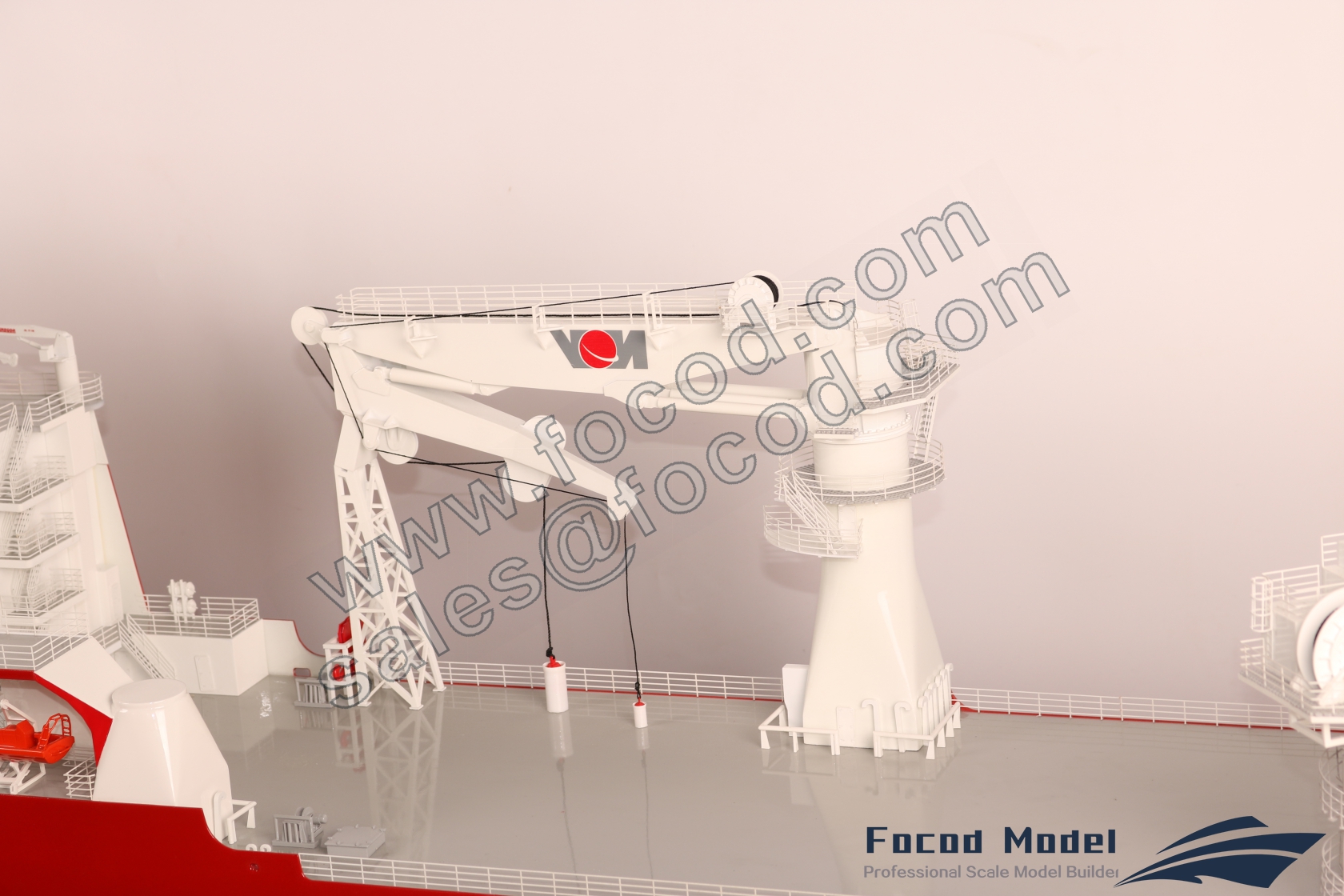 custom made model of 143m Offshore Support Vessel Far Sentinel